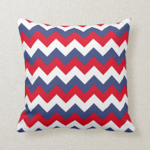 Vermelho Branco e Azul Ziguezague