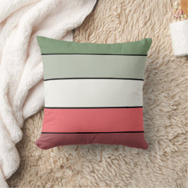 Almofada Vermelho Branco Verde do Natal em Papel Texturizad