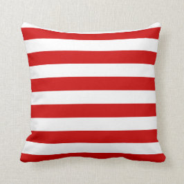 Almofada Vermelho e Branco