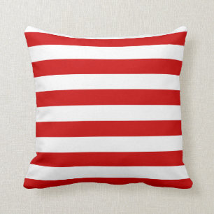 Almofada Vermelho e Branco