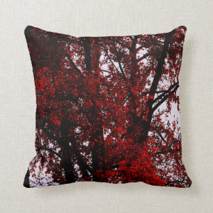 Almofada Vermelho e preto