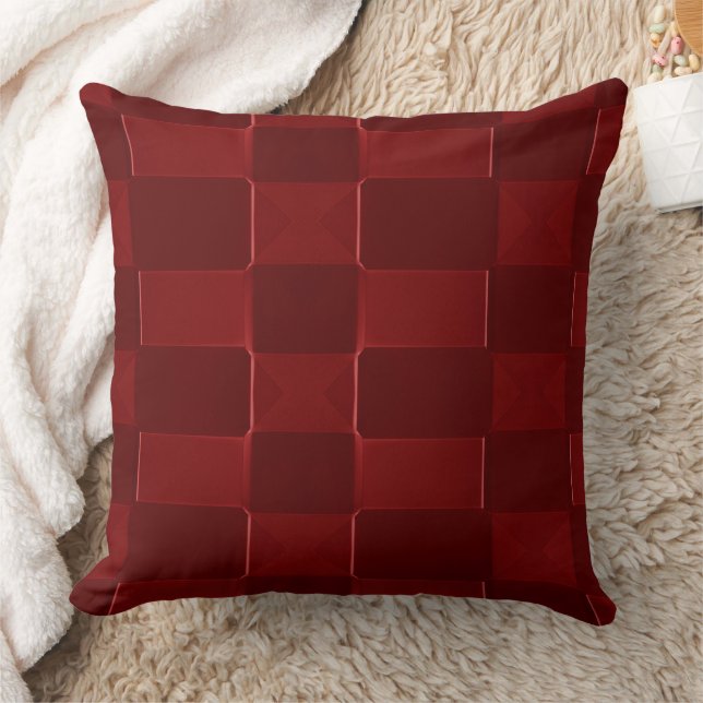 Almofada Vermelho e Tons de Vermelho (Cobertor)