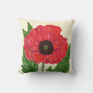 Almofada Vermelho Flandres travesseiro quadrado