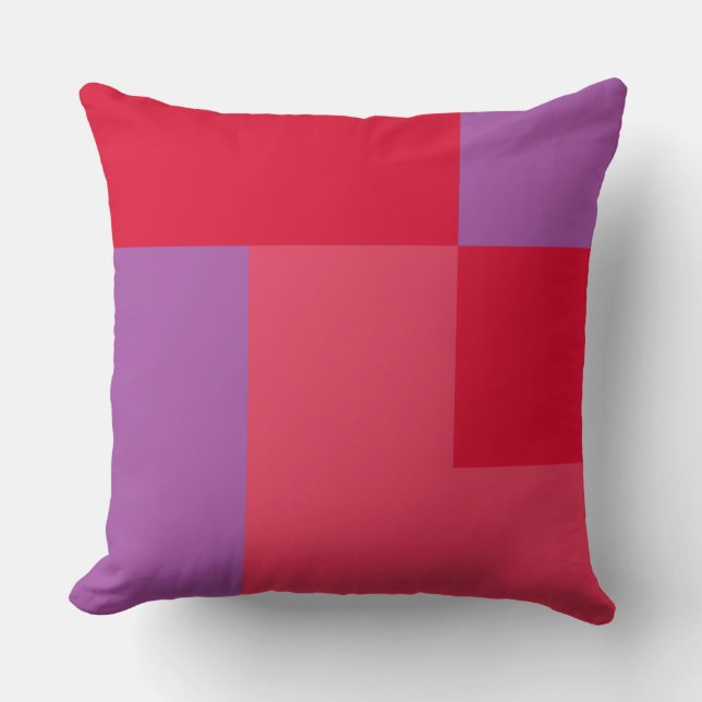 Almofada Vermelho Puro Rosa (Frente)