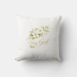 Almofada Very Good Floral Throw Pillow Elegant Design