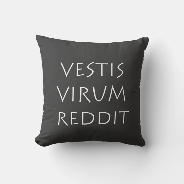 Almofada Vestis virum reddit (Frente)