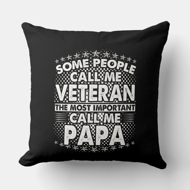 Almofada Veteran Papa (Frente)