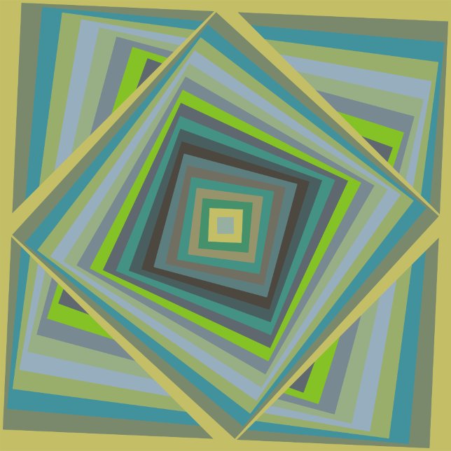 Almofada Viagem através de um Jardim Verde Trippy (Criador carregado)