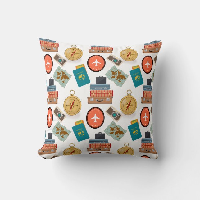 Almofada Viagem de Férias Retroativas (Frente)