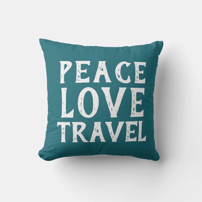 Almofada Viagem de PEACE LOVE | Travesseiro exterior (Frente)
