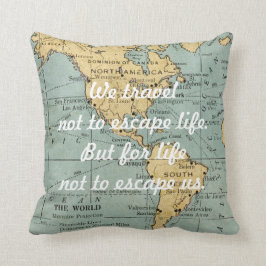 Almofada Viaja o mundo