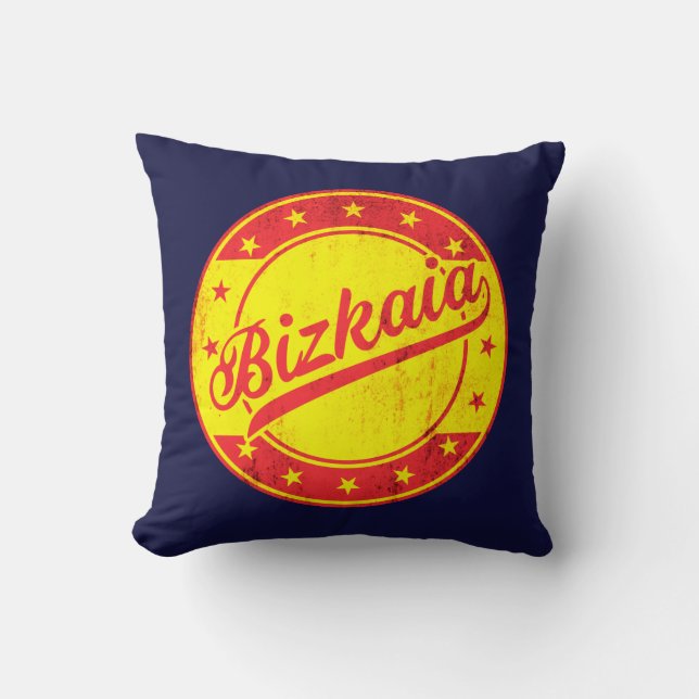 Almofada Viajante Global - Espanha - Biscaia | Biscaia (Frente)