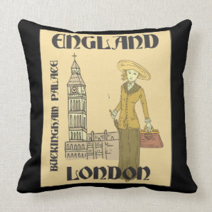 Almofada Viajante Inglaterra Londres Buckingham Big Ben do