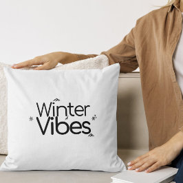 Almofada Víblias de inverno - Floco de neve minimalista e M