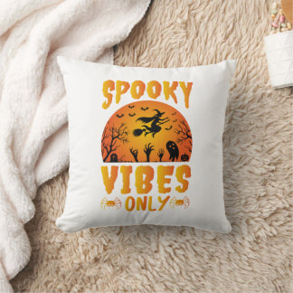Almofada Vibrações Assustadoras Apenas Retro Halloween