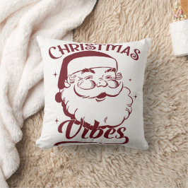 Almofada Vibrações de Natal Design Vintage