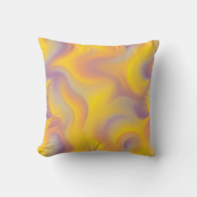 Almofada Vibrant Abstract Swirl  (Frente)