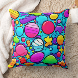 Almofada Vibrant Abstrato Candyland