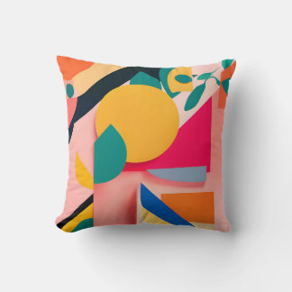 Almofada Vibrant Bauhaus Geométrico Design