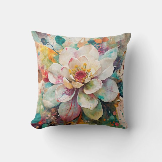 Almofada Vibrant Flower (Frente)