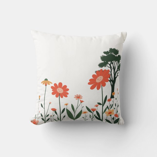 Almofada Vibrant Nature Art for Home & Gifts | Pillow (Frente)