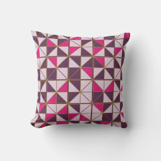Almofada Vibrant Nubian Geometric Throw Pillow | African Et