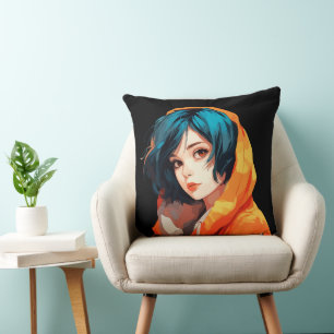 Almofada Vibrante Beleza de Anime
