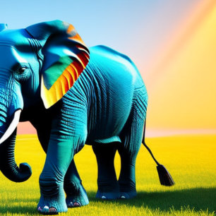 Almofada Vibrante Elefante Porta-copos de Vidro com Caixa d