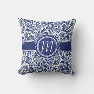 Almofada Victorian elegante William Morris floral do
