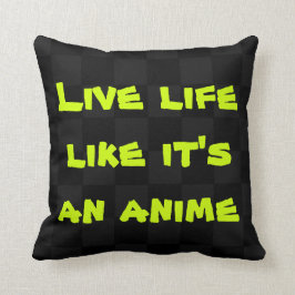 Almofada Vida ao Vivo Como se fosse um Travesseiro de anime