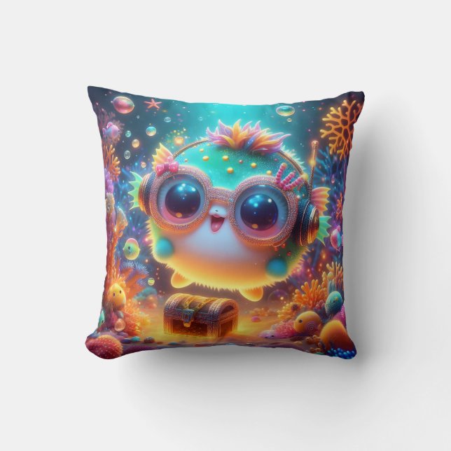 Almofada Vida marinha (Frente)