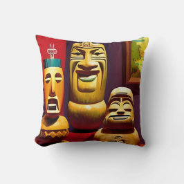 Almofada Vida Tiki Interior Ken Gage Arte