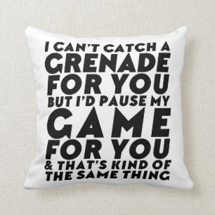 Almofada Videos games engraçados Jogos Geek Nerd Jogador Am