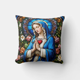 Almofada Vidro da Virgem Maria Católica