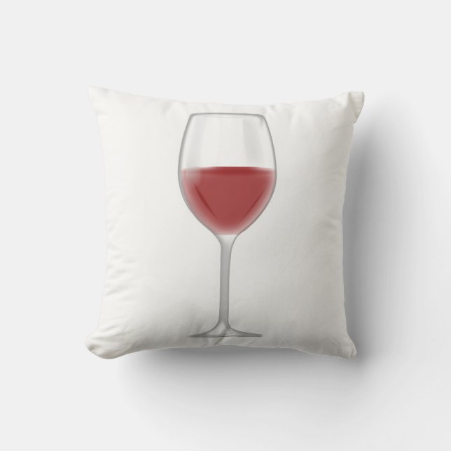 Almofada Vidro de vinho (Frente)