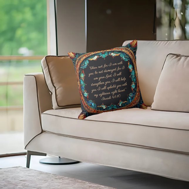 Almofada Vidro Faux Colorido Personalizável (Criador carregado)