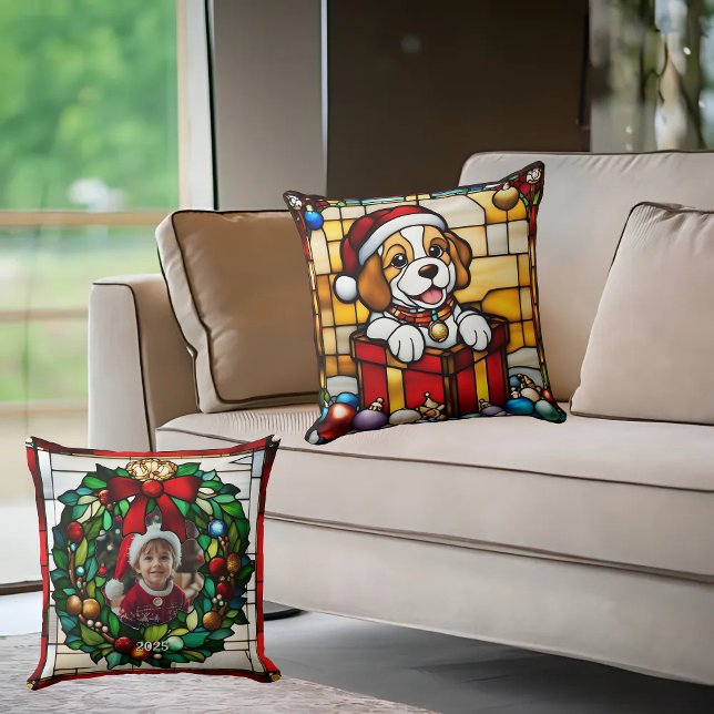 Almofada Vidro Maluco de Natal (Criador carregado)