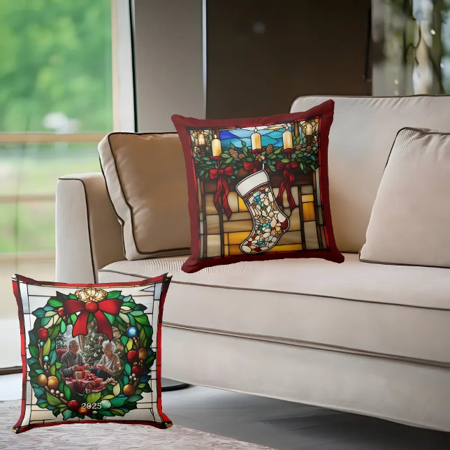 Almofada Vidro Mutilado de Natal (Criador carregado)