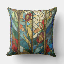 Vidro Vermelho Chefe Poppies no nascer do Sol