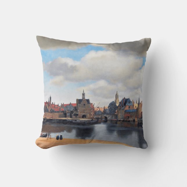 Almofada View of Delft, Johannes Vermeer, 1659-1660 (Frente)