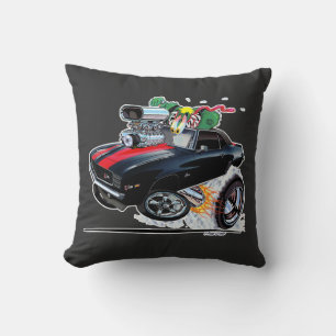 Almofada Vince Crains High Octane Art, 1969 Camaro Black