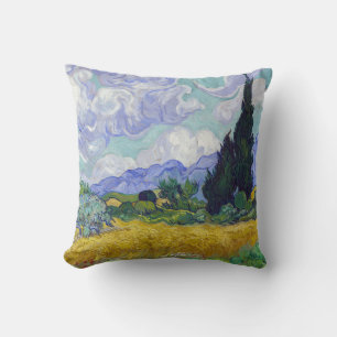 Almofada Vincent Van Gogh - Campo de Trigo com Cipras
