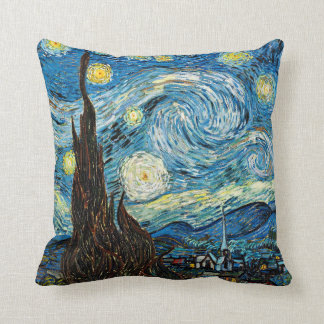 Almofada Vincent Van Gogh está na noite estelar
