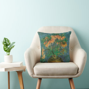 Almofada Vincent van Gogh - Fritillárias em um Vaso de Cobr