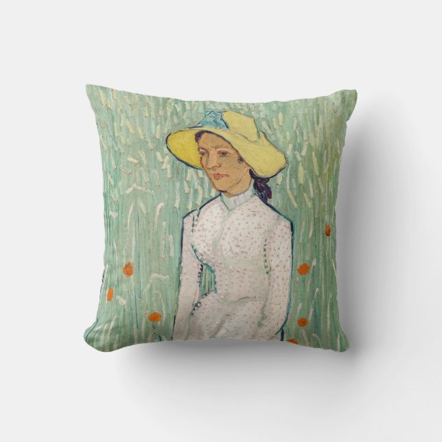Almofada Vincent van Gogh - Menina de Branco (Frente)