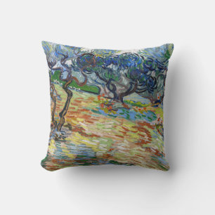 Almofada Vincent van Gogh - Oliveiras: Céu azul-claro