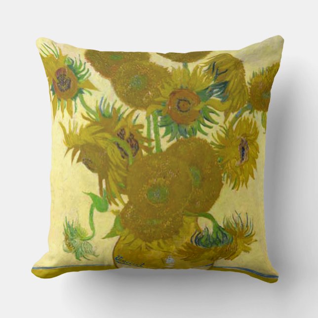 Almofada Vincent Van Gogh Sunflower Cushions (Frente)