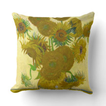 Vincent Van Gogh Sunflower Cushions