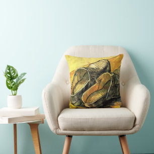 Almofada Vincent van Gogh - Um Par de Tamancos de Couro