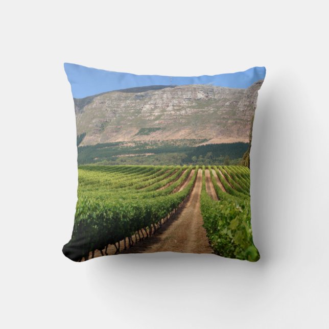 Almofada Vinhas da Propriedade Vinícola Groot Constantia (Frente)